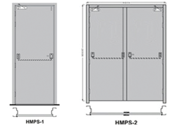 Hollo Metal Pressed Steel Door
